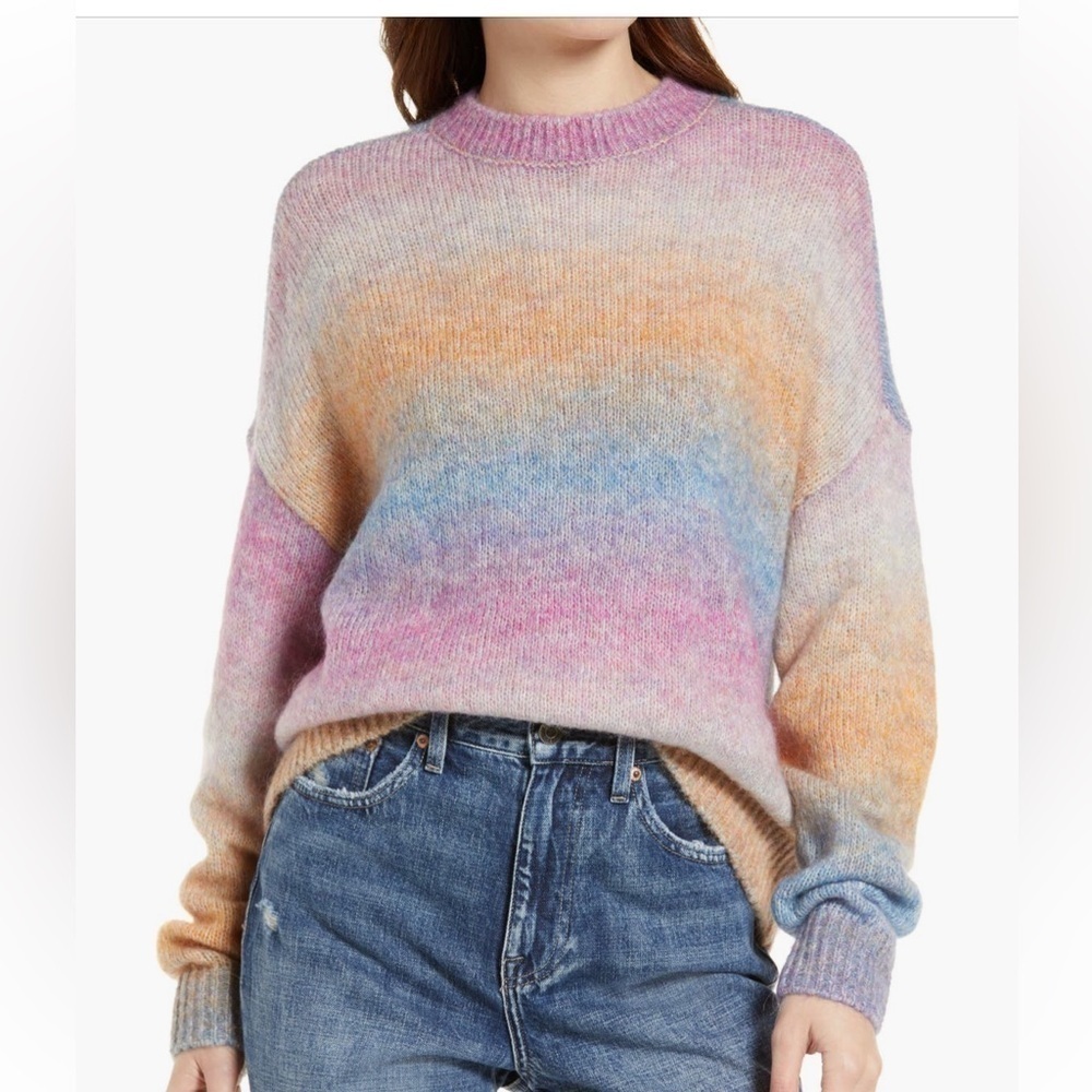 Pistola Eva Ombre Crewneck Sweater Size Medium